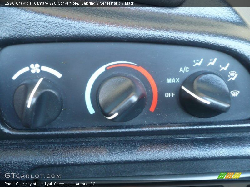 Controls of 1996 Camaro Z28 Convertible