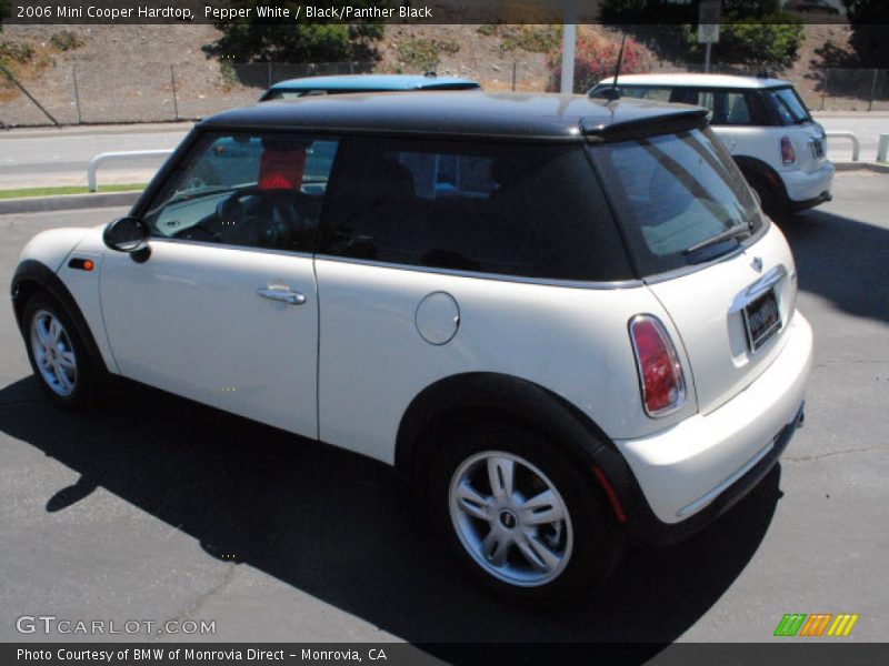 Pepper White / Black/Panther Black 2006 Mini Cooper Hardtop