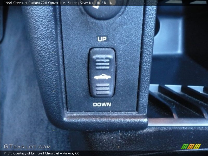 Controls of 1996 Camaro Z28 Convertible