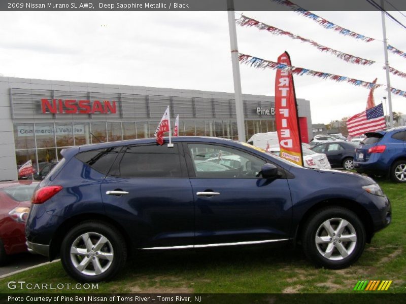 Deep Sapphire Metallic / Black 2009 Nissan Murano SL AWD