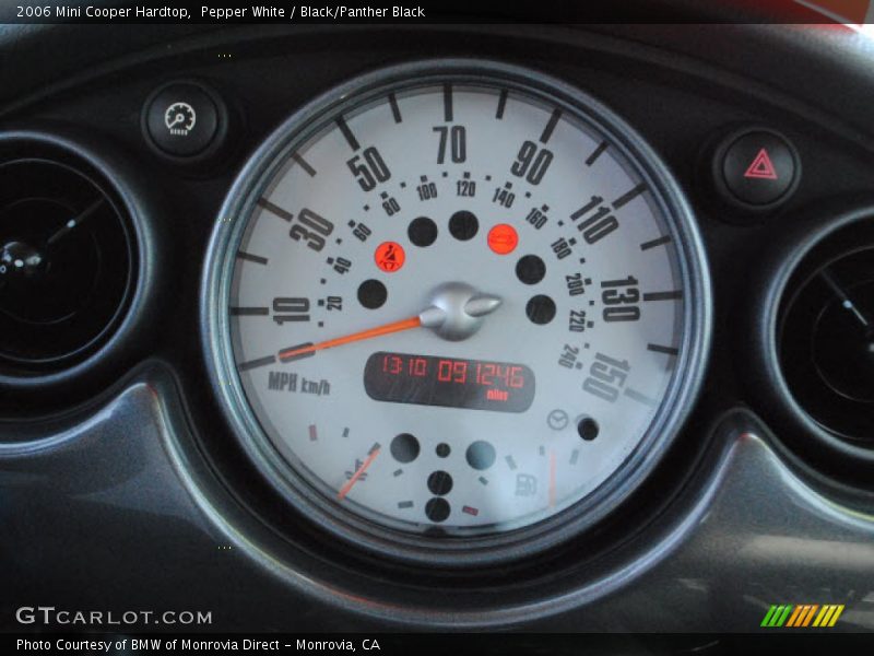 Pepper White / Black/Panther Black 2006 Mini Cooper Hardtop