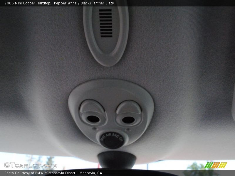 Pepper White / Black/Panther Black 2006 Mini Cooper Hardtop