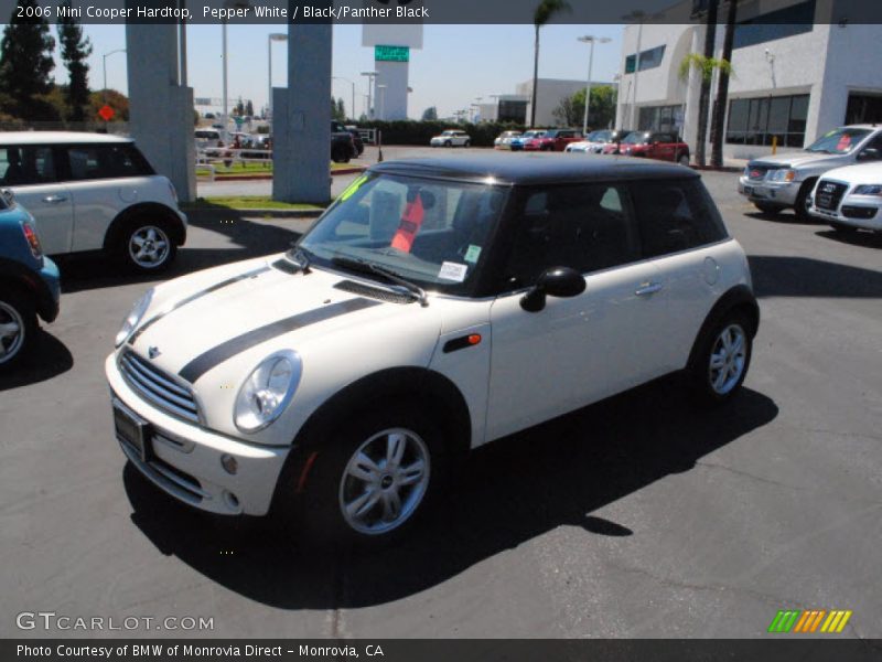 Pepper White / Black/Panther Black 2006 Mini Cooper Hardtop