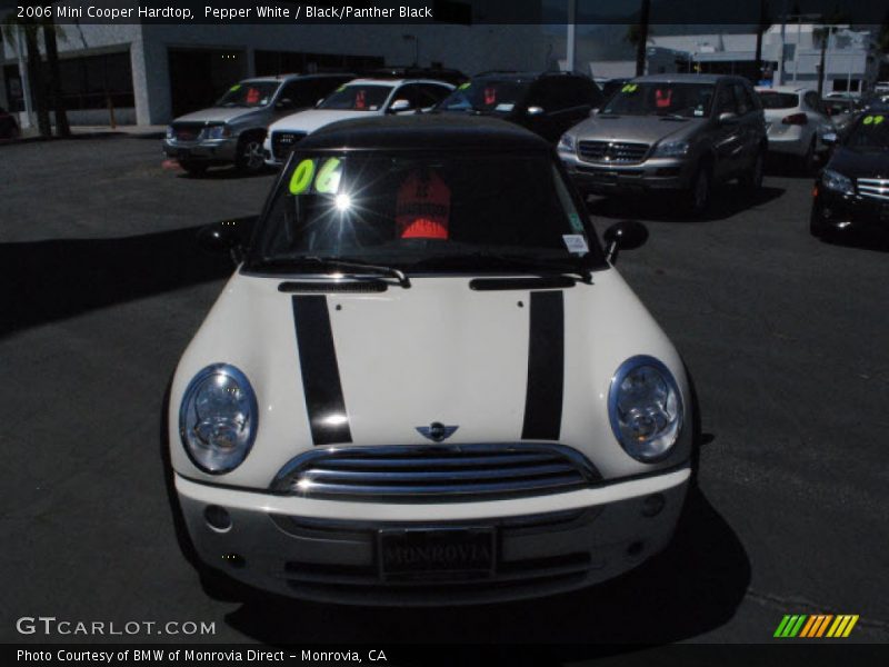 Pepper White / Black/Panther Black 2006 Mini Cooper Hardtop
