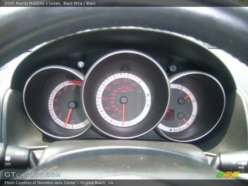 Black Mica / Black 2005 Mazda MAZDA3 s Sedan