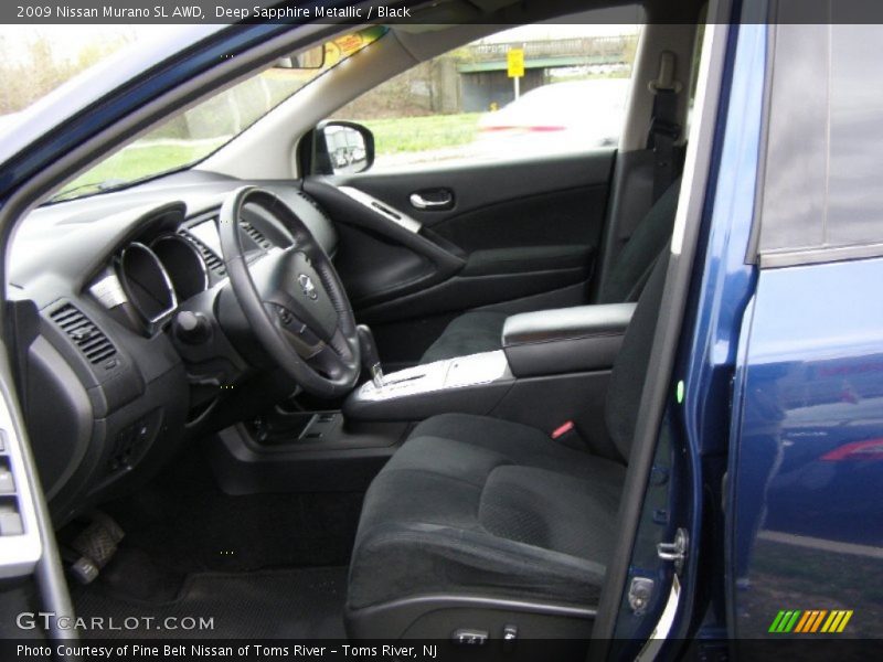 Deep Sapphire Metallic / Black 2009 Nissan Murano SL AWD