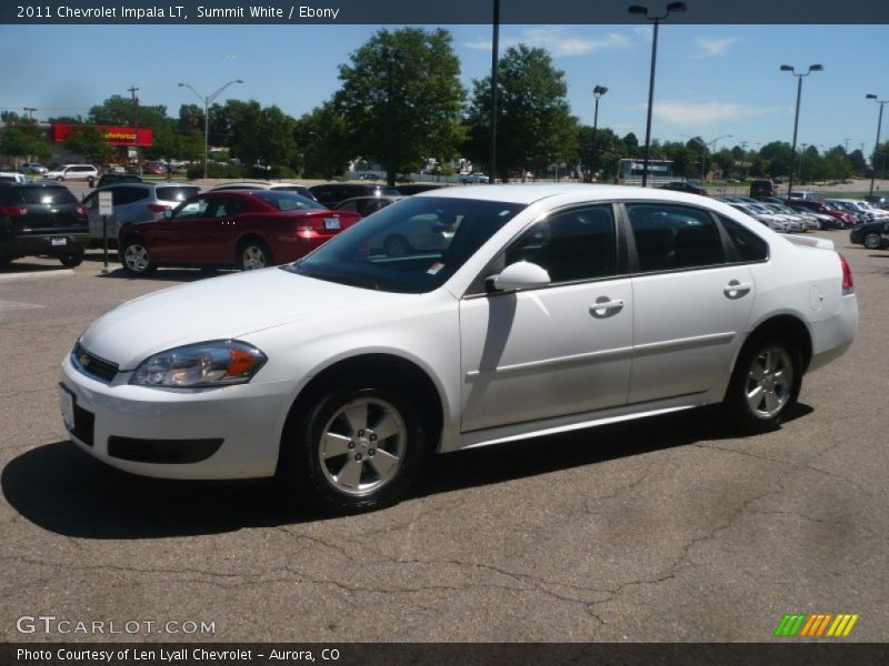 Summit White / Ebony 2011 Chevrolet Impala LT