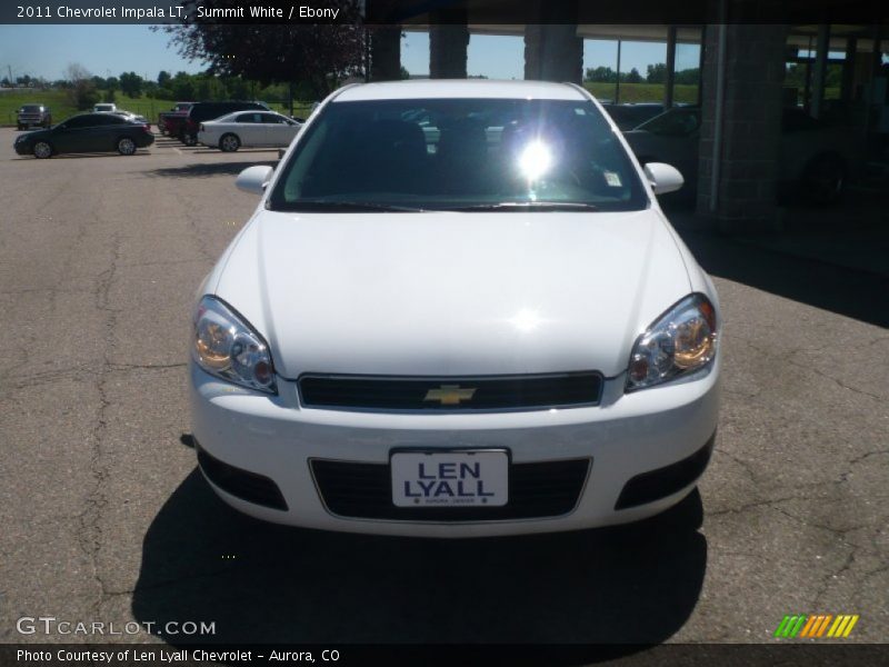 Summit White / Ebony 2011 Chevrolet Impala LT
