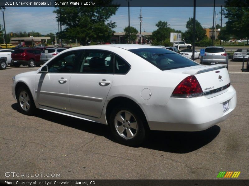 Summit White / Ebony 2011 Chevrolet Impala LT