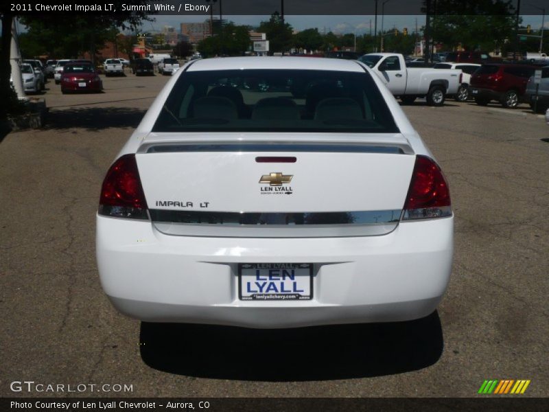 Summit White / Ebony 2011 Chevrolet Impala LT