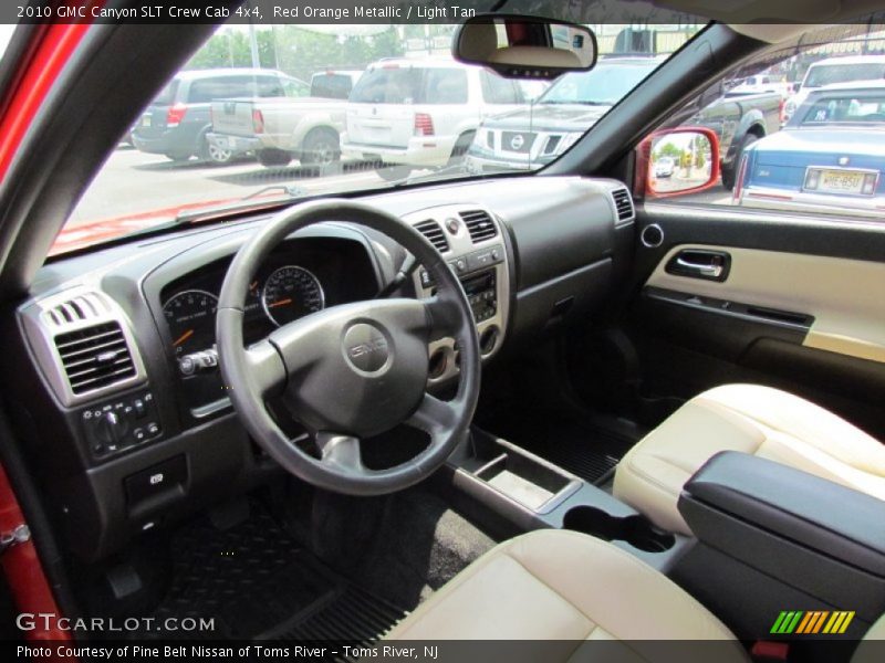  2010 Canyon SLT Crew Cab 4x4 Light Tan Interior