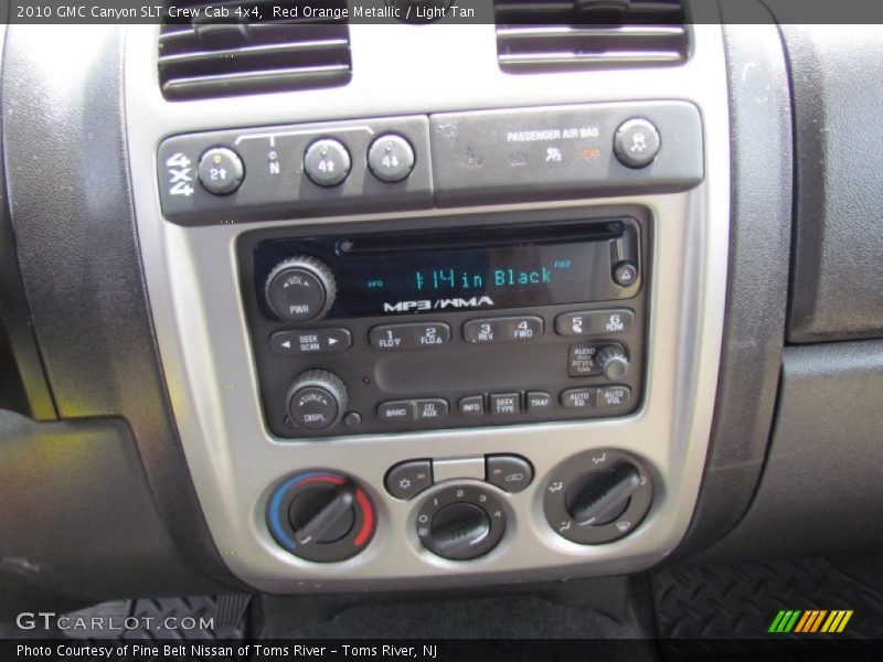 Controls of 2010 Canyon SLT Crew Cab 4x4