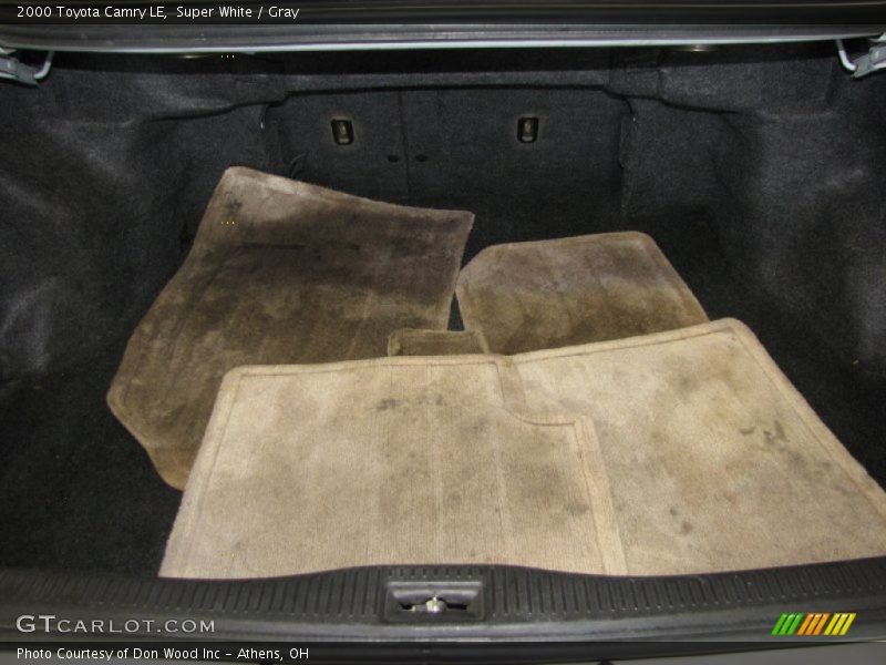 Super White / Gray 2000 Toyota Camry LE