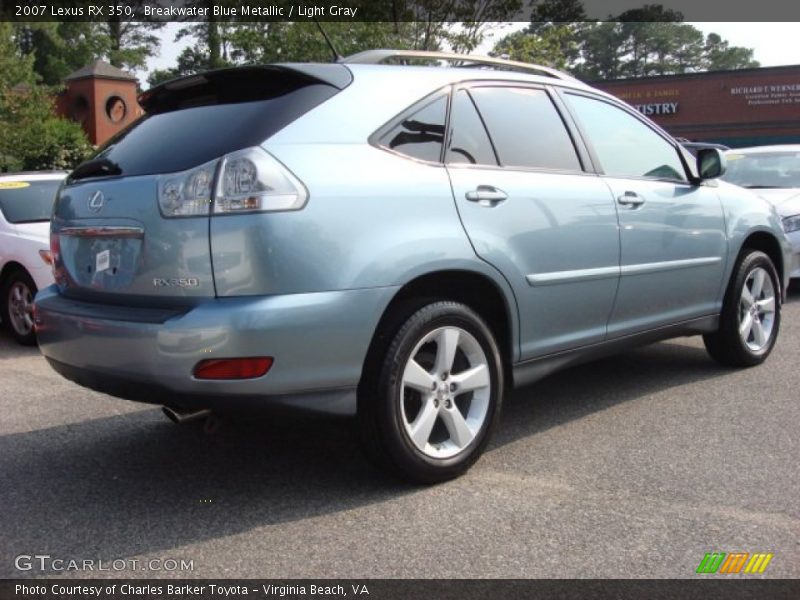 Breakwater Blue Metallic / Light Gray 2007 Lexus RX 350
