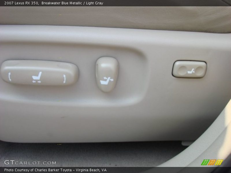 Breakwater Blue Metallic / Light Gray 2007 Lexus RX 350