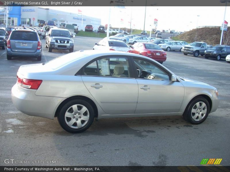 Bright Silver / Gray 2007 Hyundai Sonata GLS