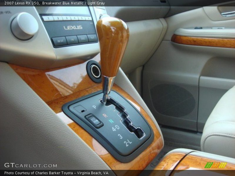 Breakwater Blue Metallic / Light Gray 2007 Lexus RX 350