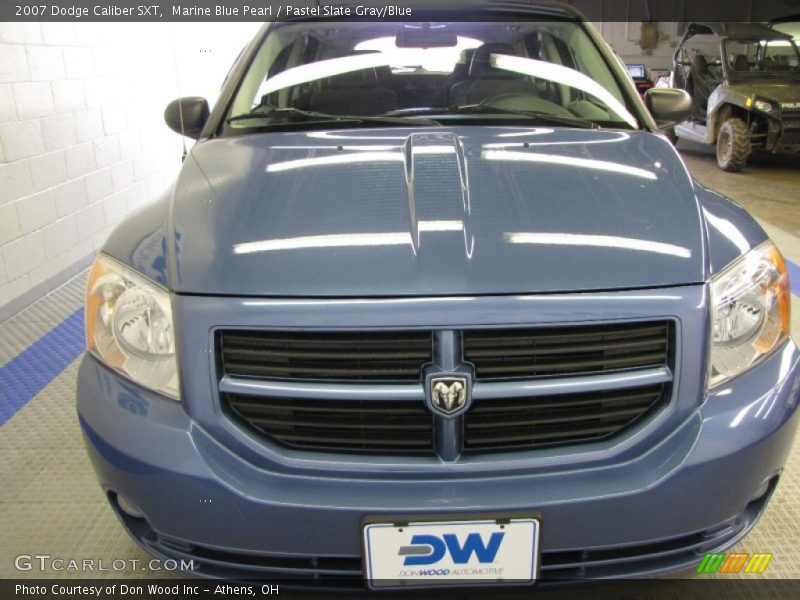 Marine Blue Pearl / Pastel Slate Gray/Blue 2007 Dodge Caliber SXT