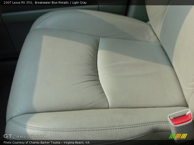 Breakwater Blue Metallic / Light Gray 2007 Lexus RX 350