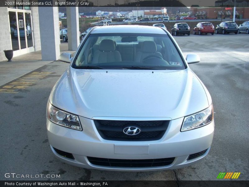 Bright Silver / Gray 2007 Hyundai Sonata GLS