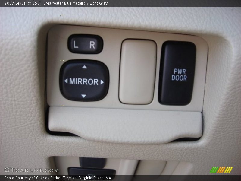 Breakwater Blue Metallic / Light Gray 2007 Lexus RX 350