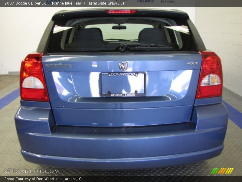 Marine Blue Pearl / Pastel Slate Gray/Blue 2007 Dodge Caliber SXT