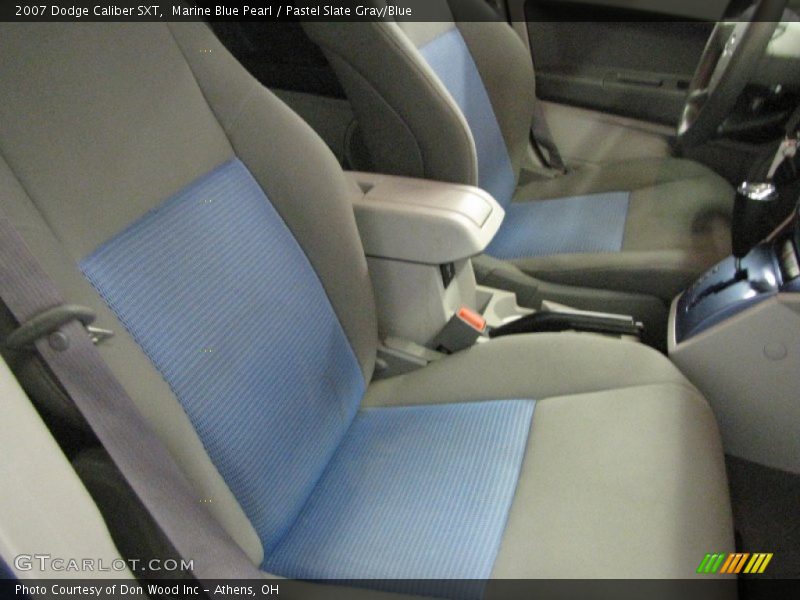 Marine Blue Pearl / Pastel Slate Gray/Blue 2007 Dodge Caliber SXT