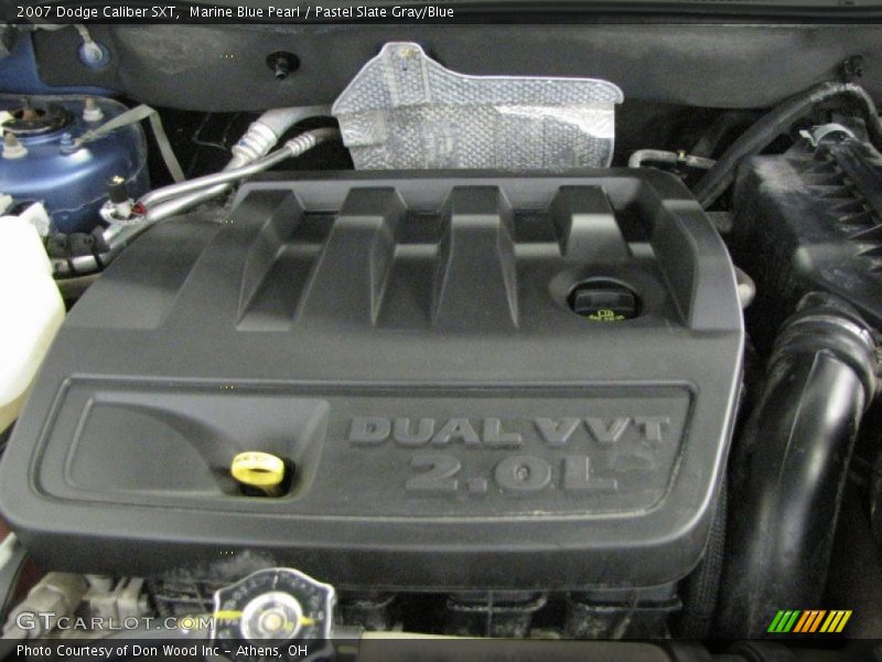 Marine Blue Pearl / Pastel Slate Gray/Blue 2007 Dodge Caliber SXT
