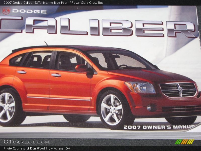 Marine Blue Pearl / Pastel Slate Gray/Blue 2007 Dodge Caliber SXT