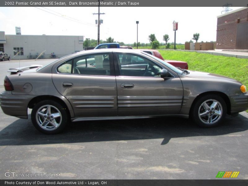 Dark Bronzemist Metallic / Dark Taupe 2002 Pontiac Grand Am SE Sedan