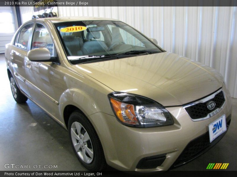 Cashmere Beige / Beige 2010 Kia Rio LX Sedan