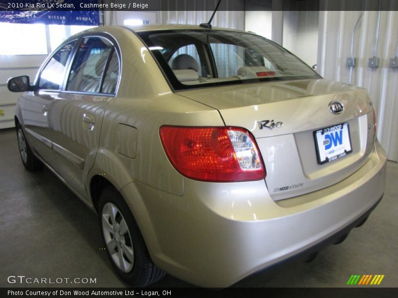 Cashmere Beige / Beige 2010 Kia Rio LX Sedan