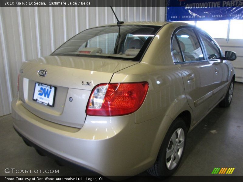 Cashmere Beige / Beige 2010 Kia Rio LX Sedan