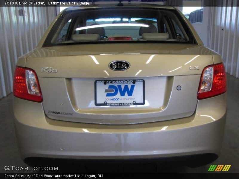 Cashmere Beige / Beige 2010 Kia Rio LX Sedan