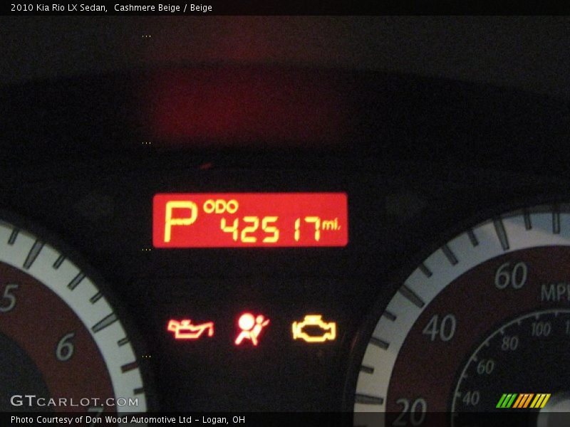 Cashmere Beige / Beige 2010 Kia Rio LX Sedan