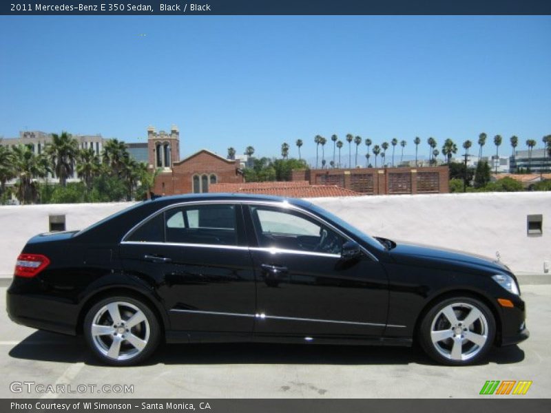 Black / Black 2011 Mercedes-Benz E 350 Sedan