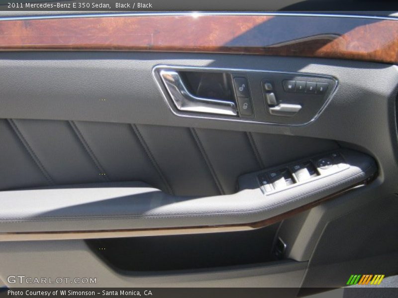 Black / Black 2011 Mercedes-Benz E 350 Sedan