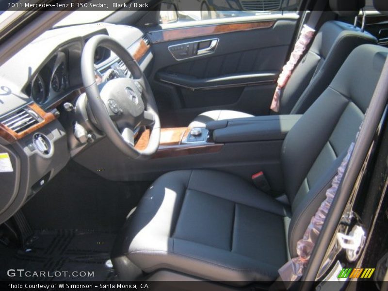 Black / Black 2011 Mercedes-Benz E 350 Sedan