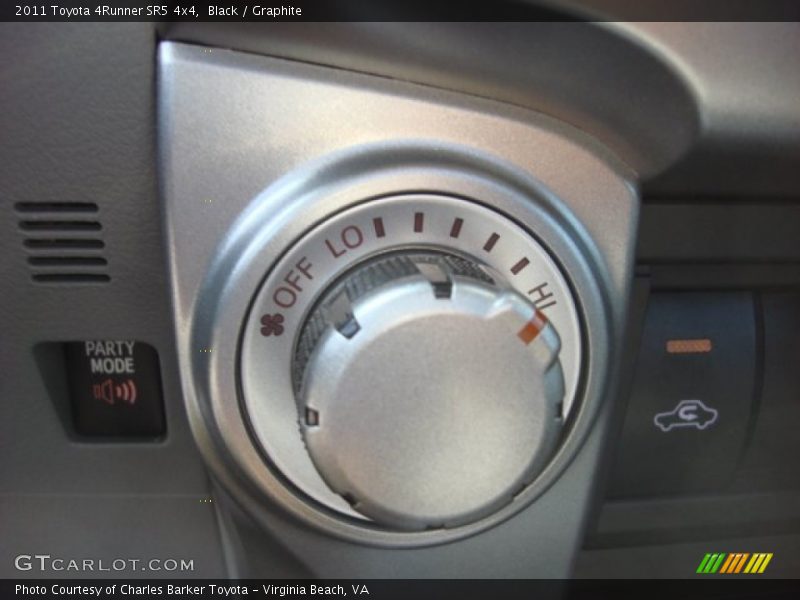 Black / Graphite 2011 Toyota 4Runner SR5 4x4