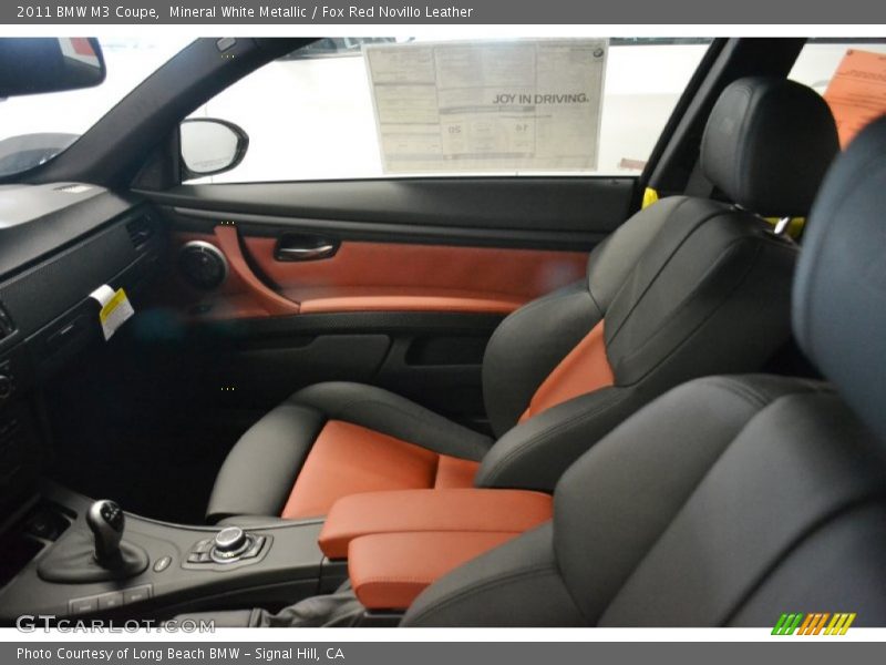 2011 M3 Coupe Fox Red Novillo Leather Interior