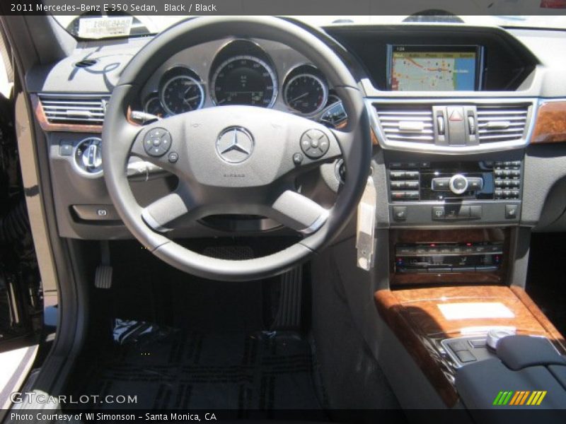 Black / Black 2011 Mercedes-Benz E 350 Sedan