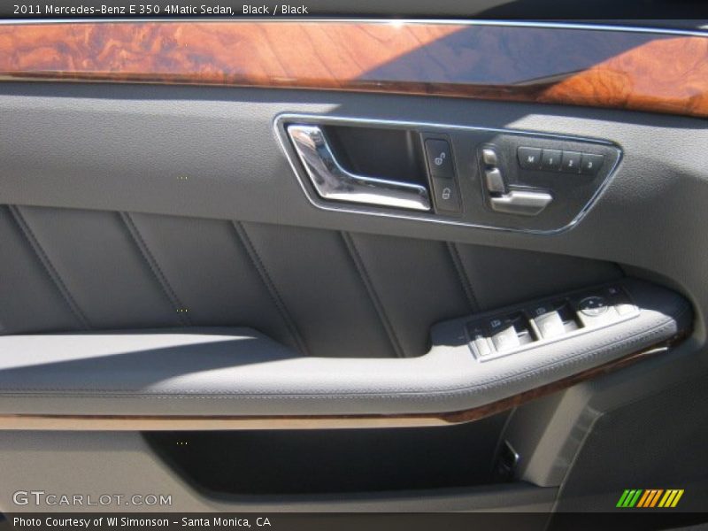 Black / Black 2011 Mercedes-Benz E 350 4Matic Sedan