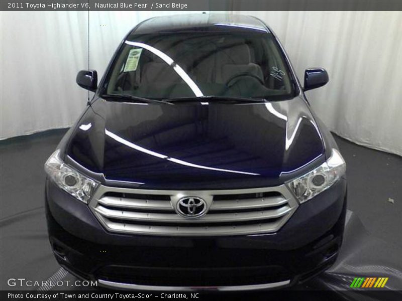 Nautical Blue Pearl / Sand Beige 2011 Toyota Highlander V6