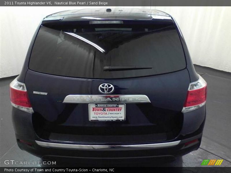 Nautical Blue Pearl / Sand Beige 2011 Toyota Highlander V6