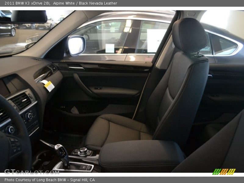 Alpine White / Black Nevada Leather 2011 BMW X3 xDrive 28i