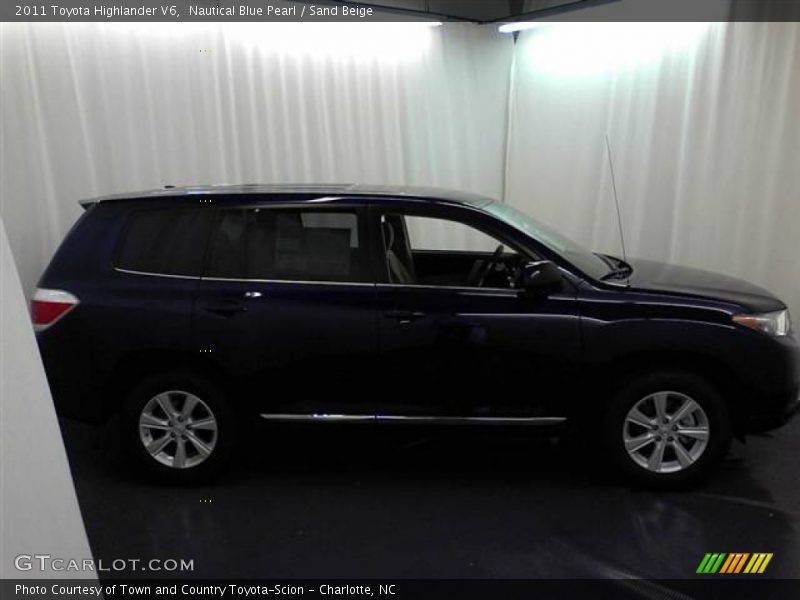 Nautical Blue Pearl / Sand Beige 2011 Toyota Highlander V6