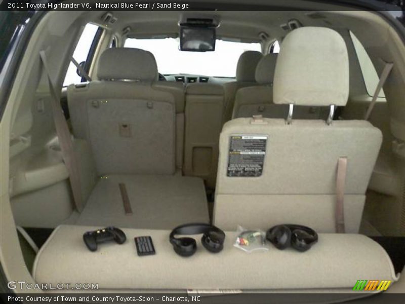 Nautical Blue Pearl / Sand Beige 2011 Toyota Highlander V6