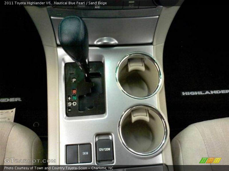 Nautical Blue Pearl / Sand Beige 2011 Toyota Highlander V6