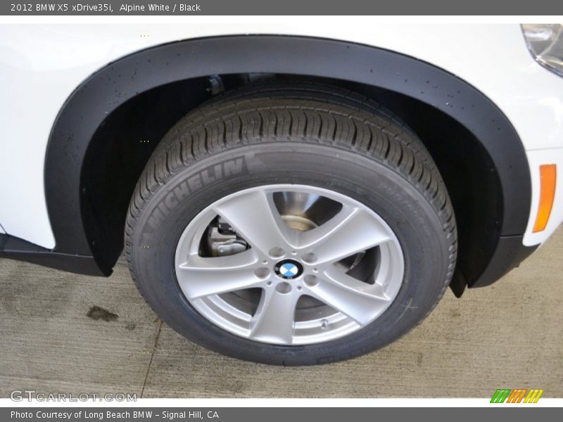 Alpine White / Black 2012 BMW X5 xDrive35i