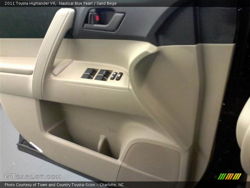 Nautical Blue Pearl / Sand Beige 2011 Toyota Highlander V6